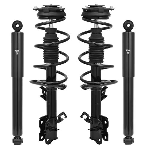 AUTOSAVER88 Front Complete Struts Rear Shocks and Coil Spring Assembly Compatible with 2008-2012 Rogue 08-12 Rogue front&rear
