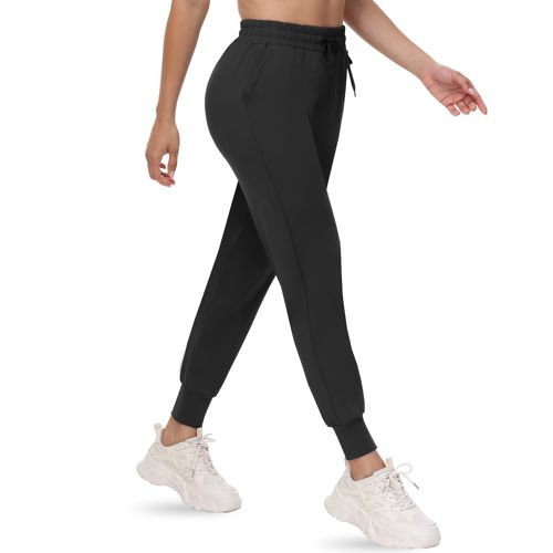 CAMPSNAIL Joggers for Women with Pockets - Womens Sweatpants Yoga Lounge Relaxed-fit Pants for Workout Running 1#black Small