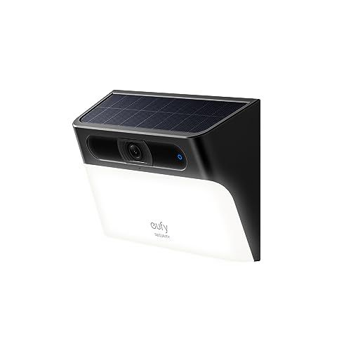 eufy Security Solar Wall Light Cam S120, Solar Security Cameras Wireless Outdoor, 2K Camera, Forever Power, Motion Activated Light, AI Detection, IP65 Waterproof, Spotlight, No Monthly Fee 1