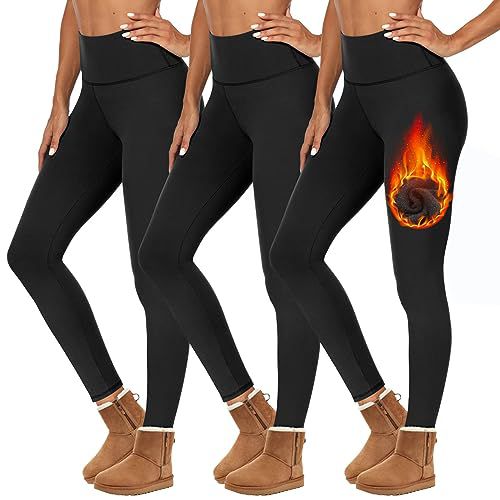 High Waisted Leggings for Women - Soft Athletic Tummy Control Yoga Pants for Cycling Dance Tights No Pockets Small-Medium 1 Pack Black