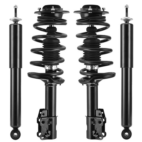 AUTOSAVER88 Front Complete Struts Rear Shocks and Coil Spring Assembly Compatible with 2004-2012 Chevy Malibu, 2007-2009 Saturn Aura, 2005-2009 Pontiac G6 07-09 Saturn Aura front&rear