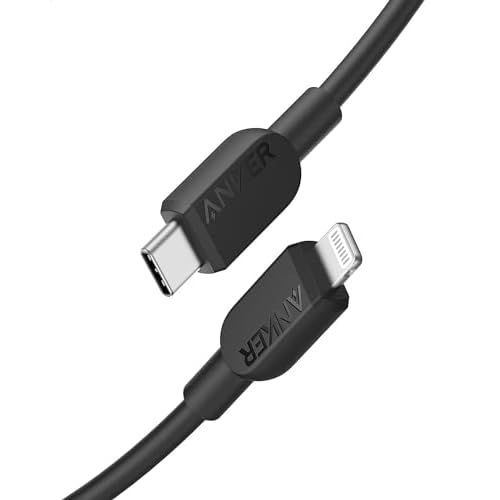 Anker USB C to Lightning Cable(3FT,Black), MFi Certified for iPhone 14 Series, and More(Charger Not Included) 3ft Black 1