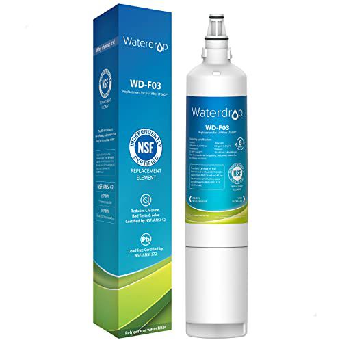 Waterdrop WD-F03 Replacement for LG® LT600P®, KENMORE 9990,5231JA2006A, 5231JA2006B, KENMORECLEAR 46-9990, WFC2001, LSC27931ST, LFX25960ST, FML-2, RWF1000A Refrigerator Water Filter