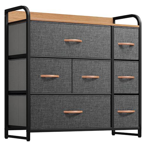 YITAHOME Dresser Drawers, Organizer Unit for Bedroom, Fabric Dresser Storage Tower, Organizer Unit for Bedroom, Living Room, Hallway, Closets