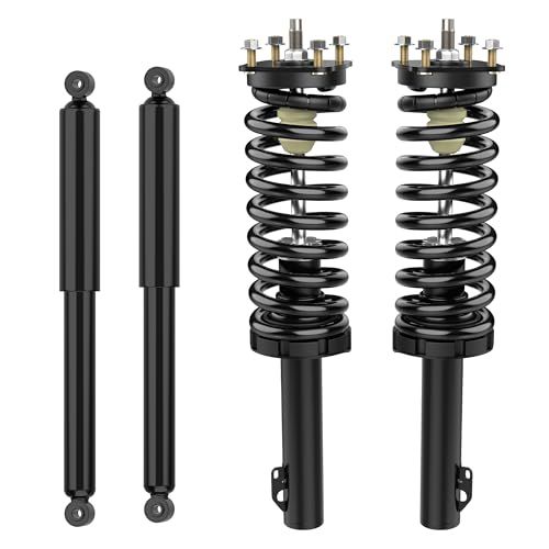 AUTOSAVER88 Front Complete Struts Rear Shocks and Coil Spring Assembly Compatible with 2006-2010 Commander, 2005-2010 Grand Cherokee 05-10 Grand Cherokee front&rear