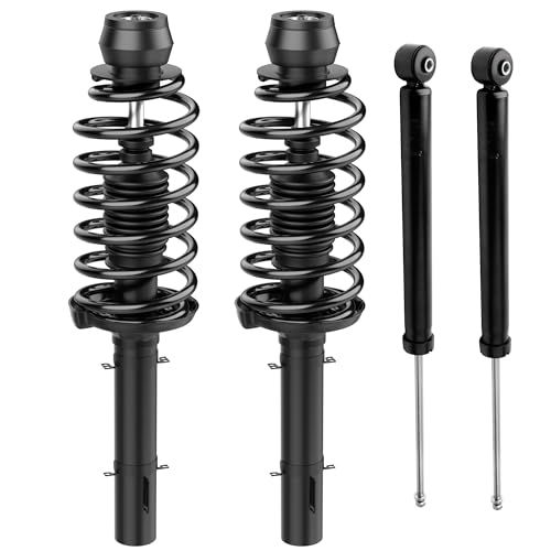 AUTOSAVER88 Front Complete Struts Rear Shocks and Coil Spring Assembly Compatible with 1998-2006 Beetle, 1999-2009 Golf, 1999-2009 Jetta 99-09 Jetta front&rear