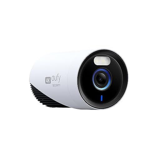 eufy Security eufyCam E330 (Professional) Add-On Camera, Outdoor Security Camera, 4K Resolution, 24/7 Recording, Plug-in, Enhanced Wi-Fi, Face Recognition AI, No Monthly Fee, Requires HomeBa