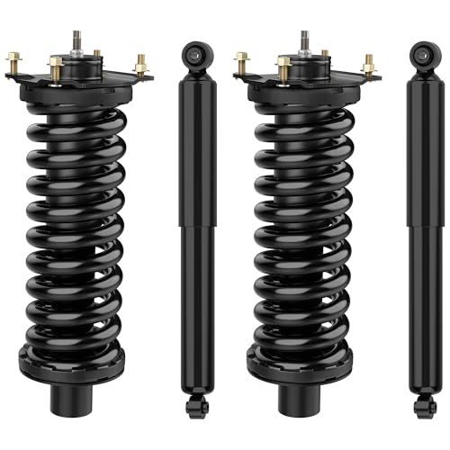AUTOSAVER88 Front Complete Struts Rear Shocks and Coil Spring Assembly Compatible with 2002-2012 Liberty, 2007-2011 Dodge Nitro 02-12 Liberty front&rear