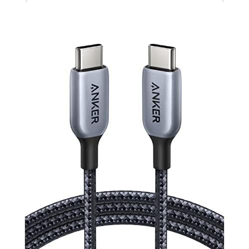 Anker 765 USB C to USB C Cable (240W 6FT Nylon), Fast Charging Cable for iPhone 15 Series, MacBook Pro 2021, iPad Pro, Samsung Galaxy S23+/S23 Ultra