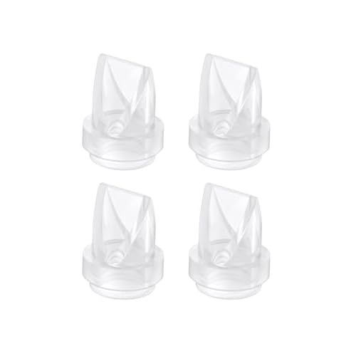 eufy Original Duckbill Valvue (4-Pack) for Wearable Breast Pump E10/S1/S1 Pro, Leak-Proof and Dust-Proof Breast Pump Replacement Parts