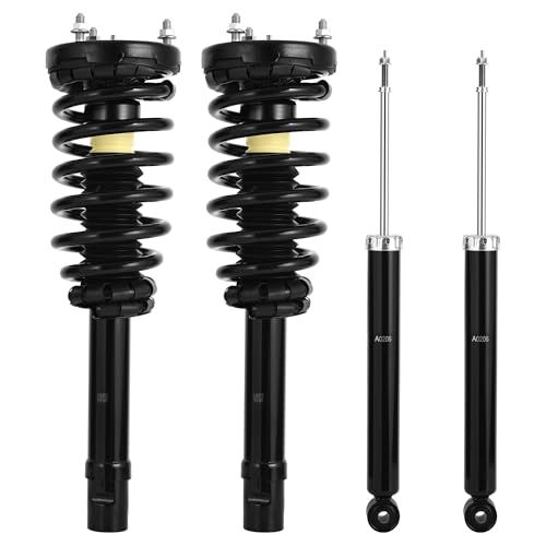 AUTOSAVER88 172281 5614 Front Rear Complete Struts Compatible with 2006-2010 Hyundai Sonata Azera, Quick Shock Absorbers Coil Spring Assembly Kit