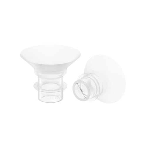 eufy Security Original 15mm Sizing Inserts (2-Pack) for Wearable Breast Pump S1/S1 Pro/E10/E20, Silicone Sizing Inserts, Easy to Install and Use, Comfortable and Precise Fit for Better Sucti