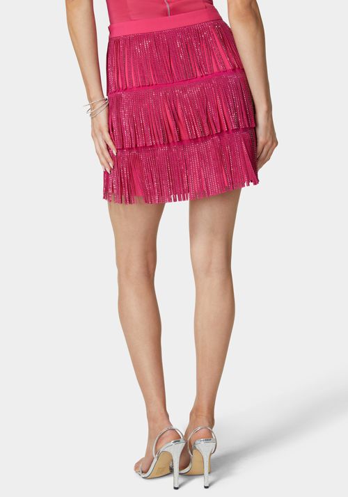 Embellished Fringe Skirt