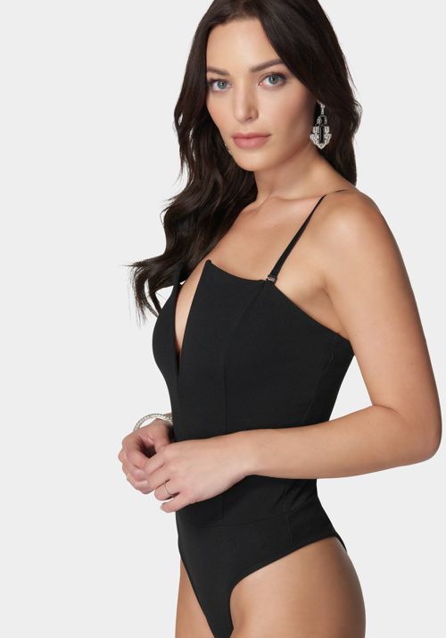 Strapless V Notch Bodysuit