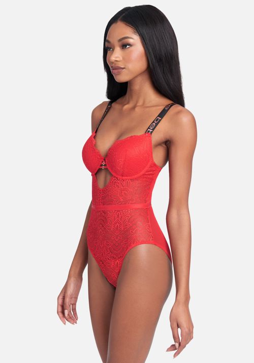 Bebe Lace Push Up Bodysuit