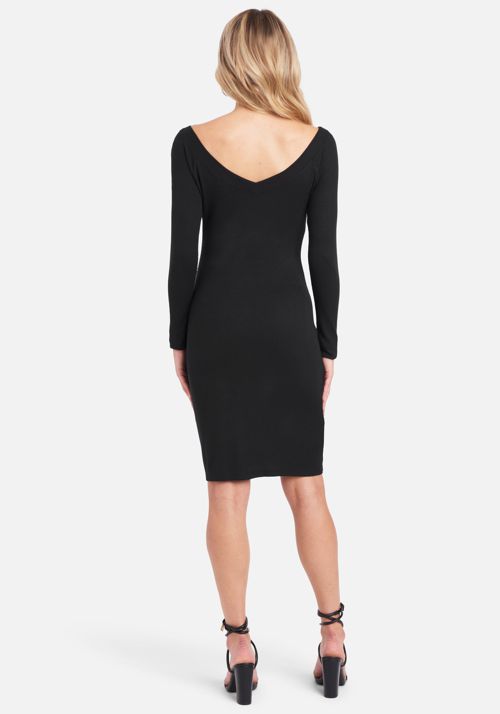 Long Sleeve Logo Dress