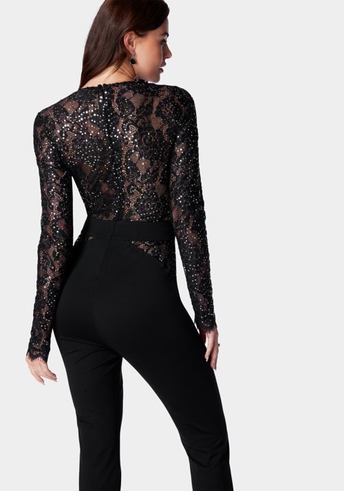 Eyelash Lace Catsuit