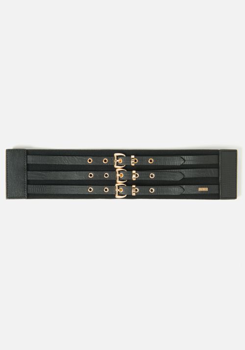 3 Buckle Stretch Belt