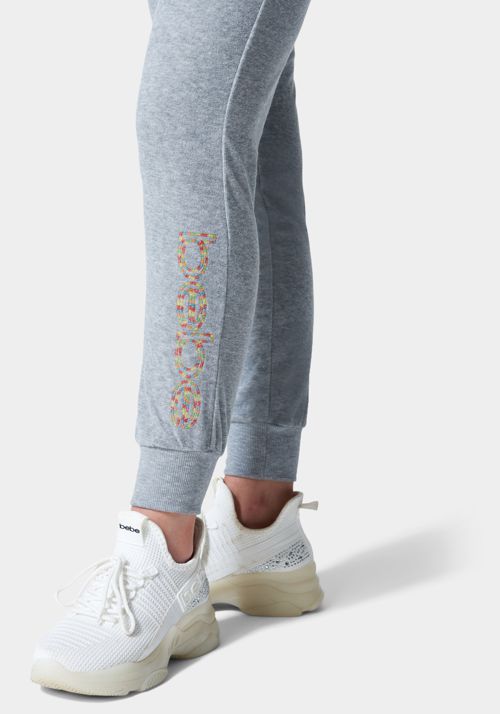 Bebe Logo Surf Terry Jogger