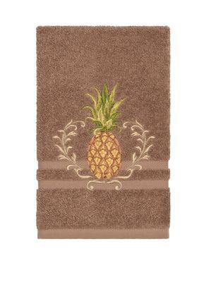 Linum Home Textiles Welcome Embellished Hand Towel, Towel Set