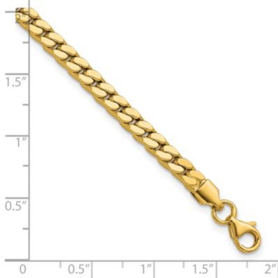 Belk & Co 14K Yellow Gold Polished Fancy Link Bracelet