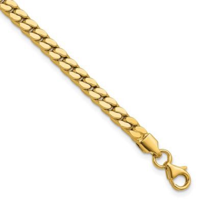 Belk & Co 14K Yellow Gold Polished Fancy Link Bracelet