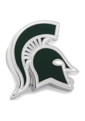 Cufflinks Inc Men's Michigan State Spartans Lapel Pin, Green, 57 Long