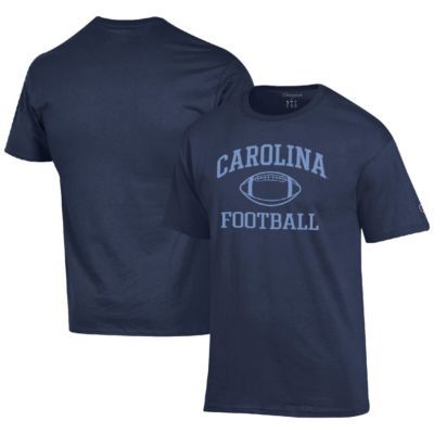 Champion Men's NCAA North Carolina Tar Heels Football Icon T-Shirt, Navy Blue, XL