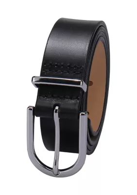 Calvin Klein Women's Casual Belt, Black, Large