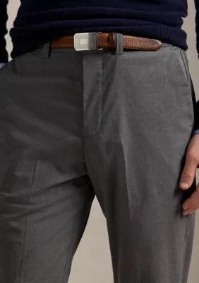 Polo Ralph Lauren Men's Manhasset Stretch Straight Fit Pants, Grey, 38 x 32