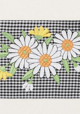 Linum Home Textiles DAISY 3PC Embellished Towel Set, Bath Towel
