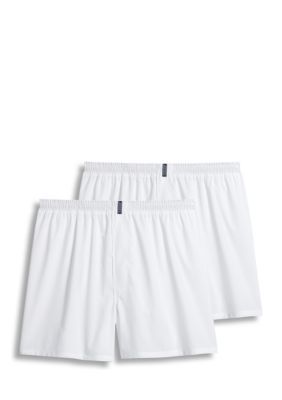 Jockey Men's Big & Tall Big Man Full Cut Boxer - 2 Pack, White, 4XL