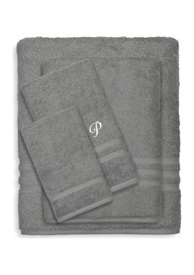 Linum Home Textiles 4PC Denzi Towel Set, Grey
