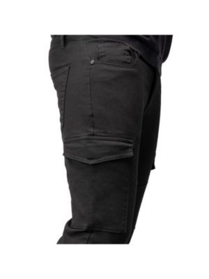X RAY Men's Commuter Pants With Cargo Pockets, Black, 36 x 32