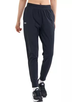Under Armour Women's Rival High-Rise Woven Pants, Black, XS