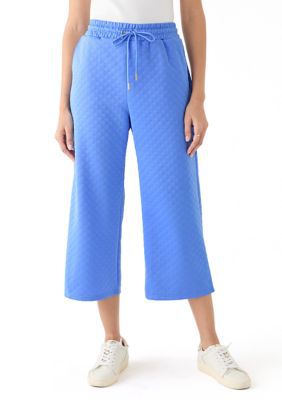 Mary Square Women's Madelyn Jacquard Pants, Blue, Small
