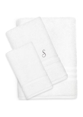 Linum Home Textiles 3PC Denzi Towel Set, White