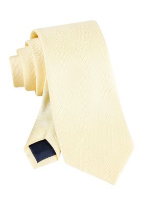 Tommy Hilfiger Men's Solid Woven Tie, Yellow