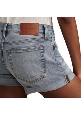 Lucky Brand Women's Ava Mid Rise Roll Shorts, 25