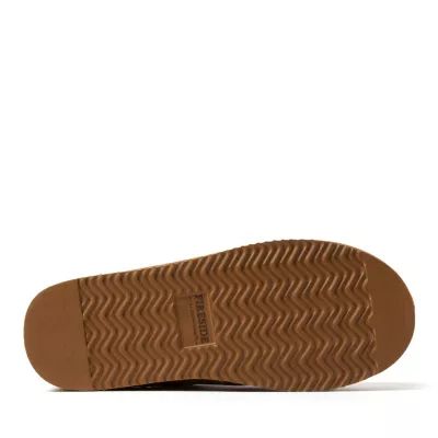 Dearfoams Men's Grafton Genuine Shearling Clog With Taping