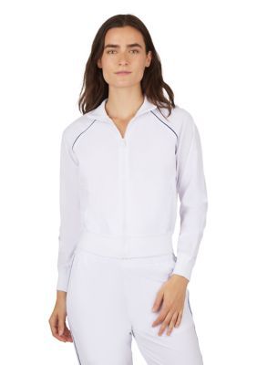 Yogalicious Women's Mystic Crop Bomber Jacket, Small