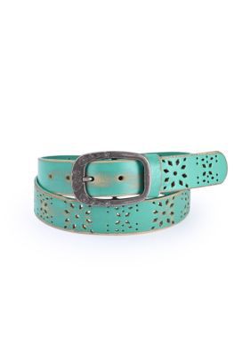 Old Trend Women's Blooming Crocus Leather Belt
