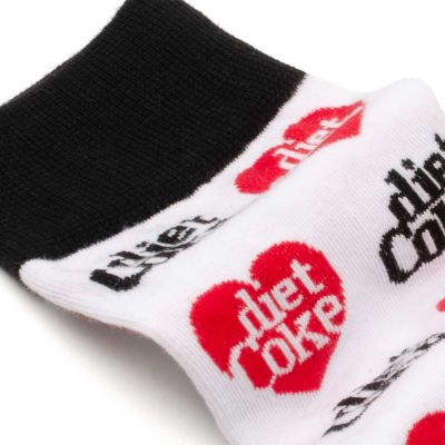 Coca-Cola Diet Coke White Dress Socks