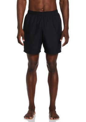 Nike Men's Essential Lap 7" Volley Swim Shorts, Black, Medium
