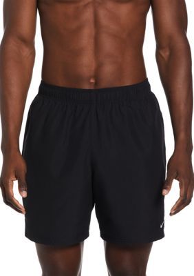 Nike Men's Essential Lap 7" Volley Swim Shorts, Black, Medium