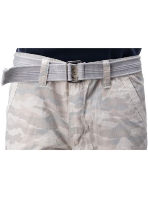RAW X Men's Belted Relaxed Fit 12.5" Cargo Shorts, Sand, 36