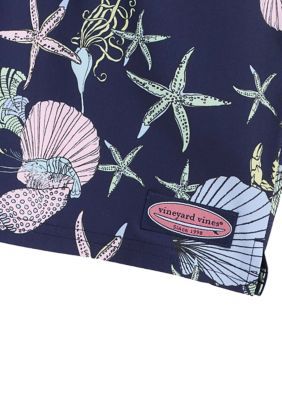 Vineyard Vines Men's 7" Printed Chappy Swim Trunks, Small