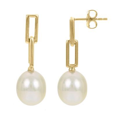PearLustre by Imperial 14KT Yellow Gold Freshwater Pearl Earring