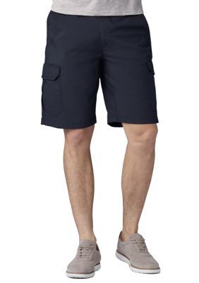 Lee Men's Big & Tall Extreme Motion Crossroads Cargo Shorts, Black, 48