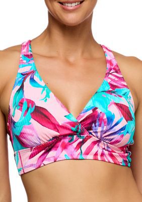 Next by Athena Women's Pink Sand Beach Swim Top, 32 B/C